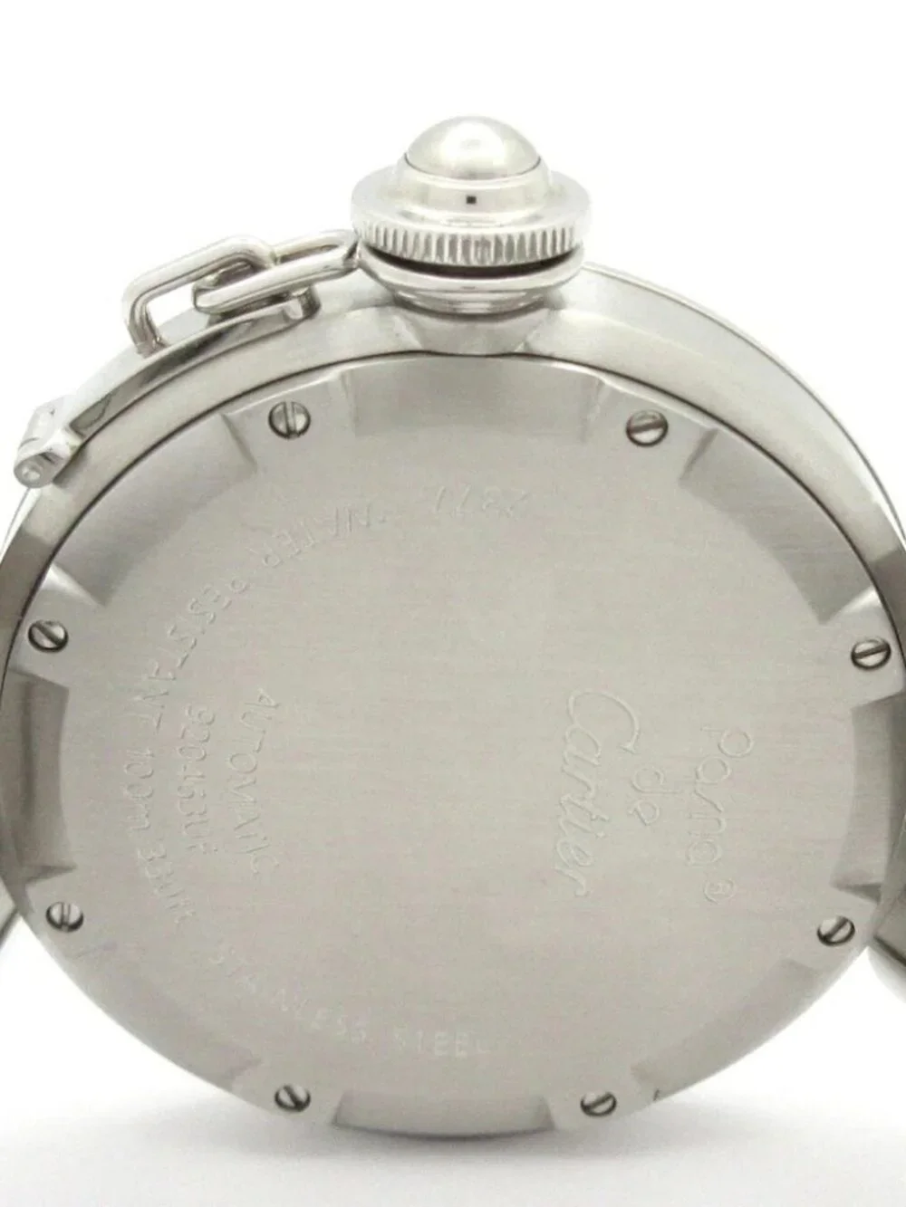 Cartier Pasha C Meridian GMT Silver Men's Wrist Watch